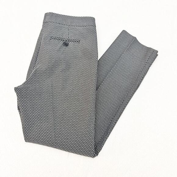 Gerard Darel Paris Pleated Straight Leg Brocade Mini Patterned Pants SIze 38 - Picture 10 of 10